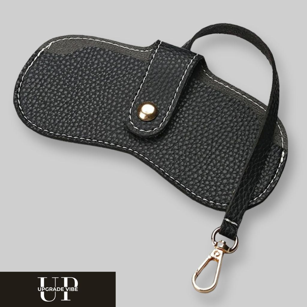 Soft Leather Sunglasses Bag