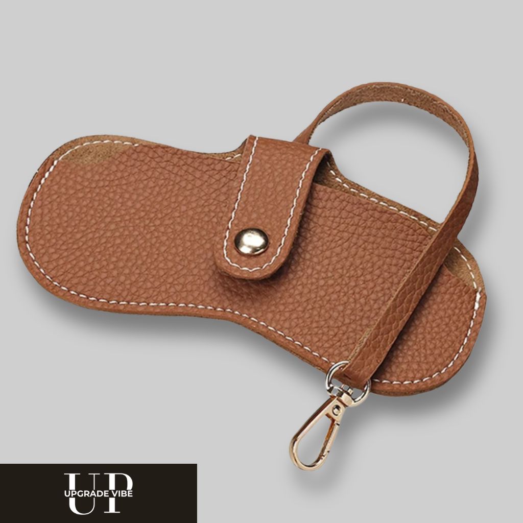 Soft Leather Sunglasses Bag