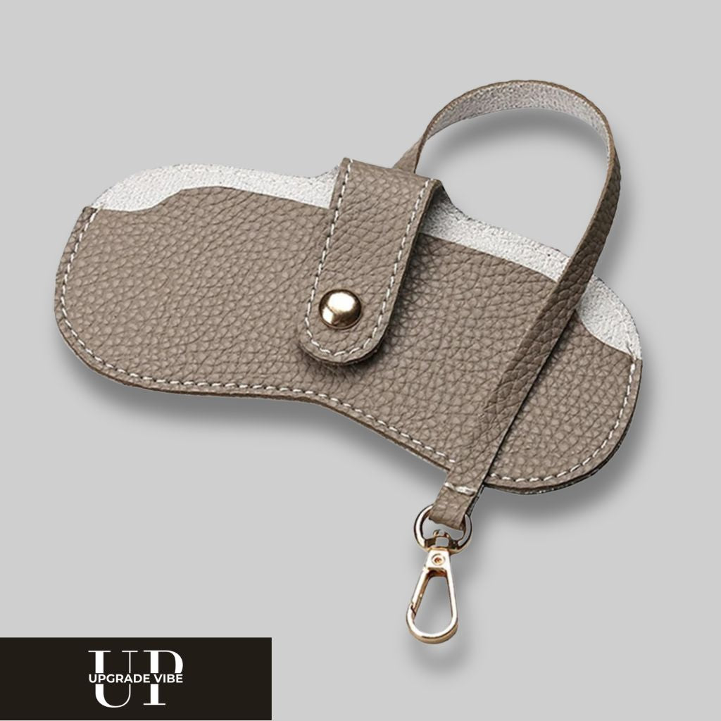 Soft Leather Sunglasses Bag