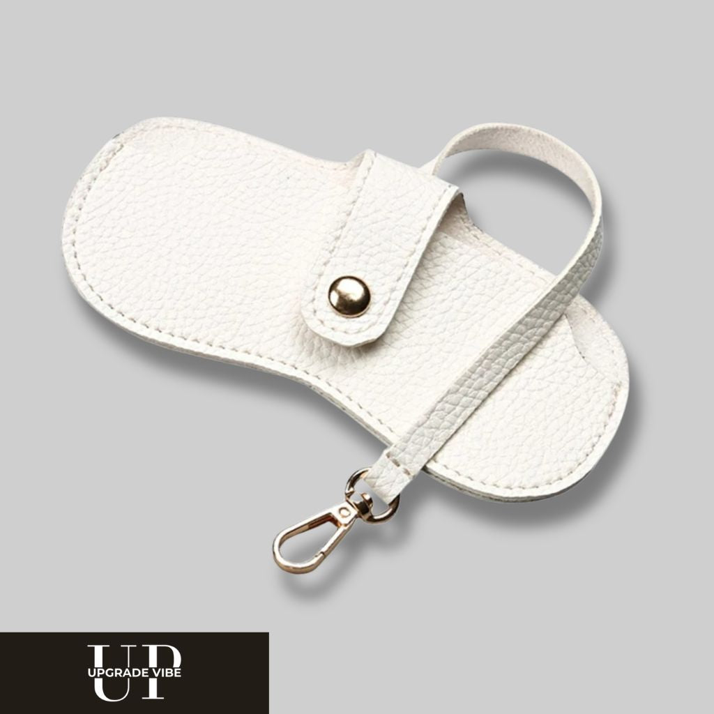 Soft Leather Sunglasses Bag