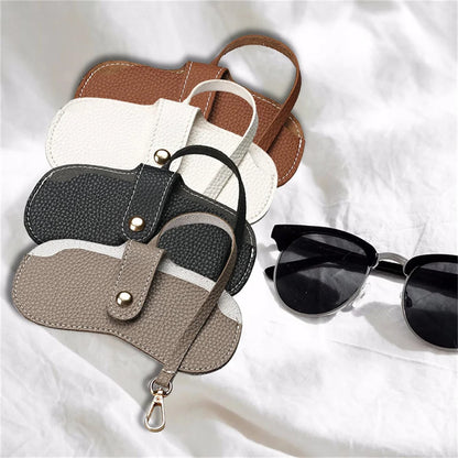 Soft Leather Sunglasses Bag