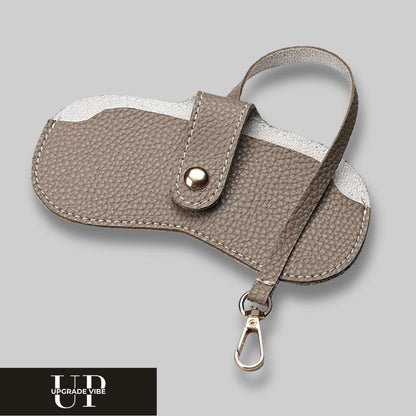 Soft Leather Sunglasses Bag