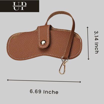 Soft Leather Sunglasses Bag
